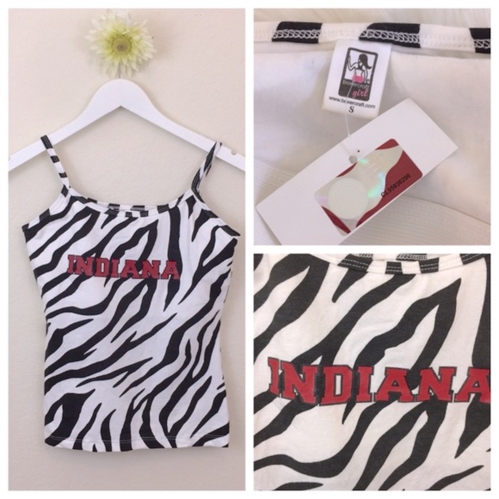 Boxercraft girl Indiana University Tank Top size s